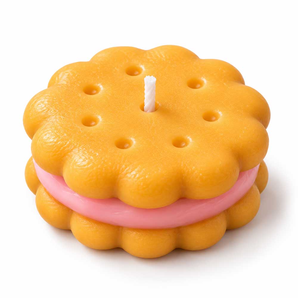 Cream Sandwich Cookie Candle