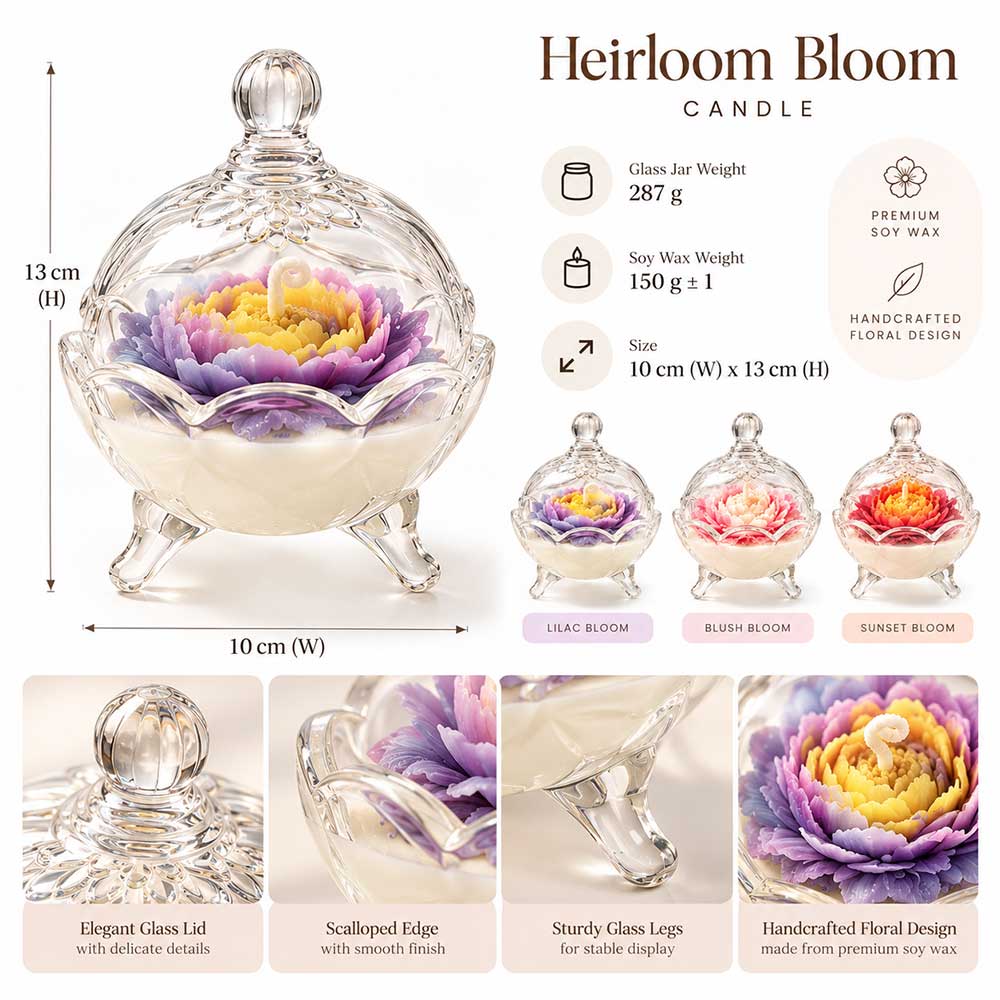 Heirloom Bloom Candle