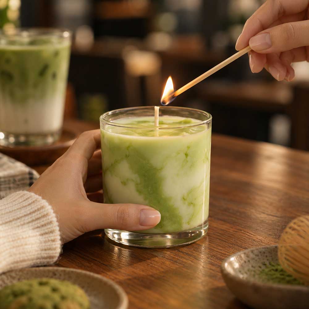 Matcha Cloud Candle