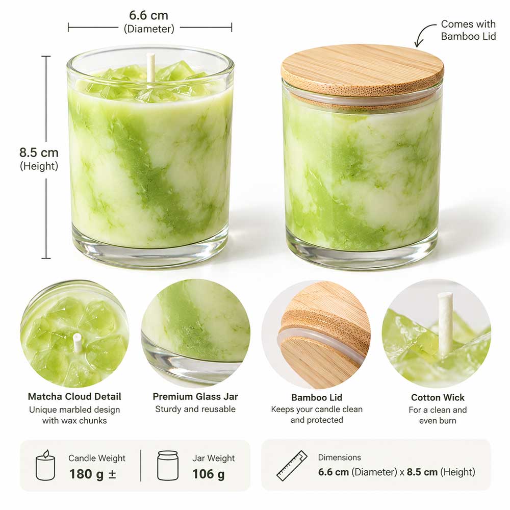 Matcha Cloud Candle