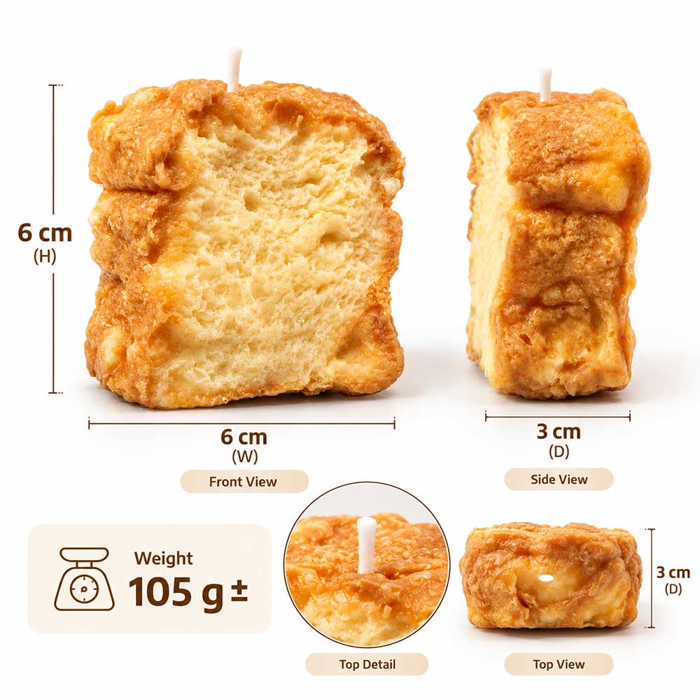 Milk Bread Candle