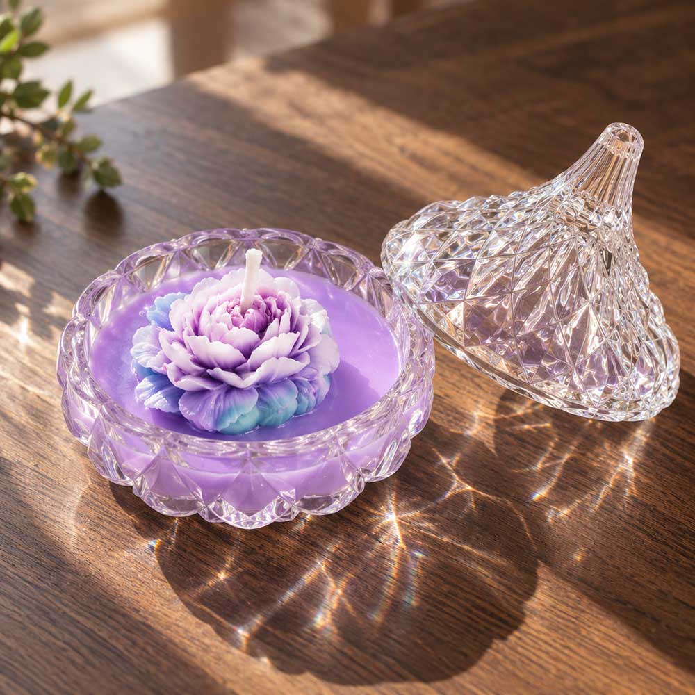 Petite Crystal Bloom Candle