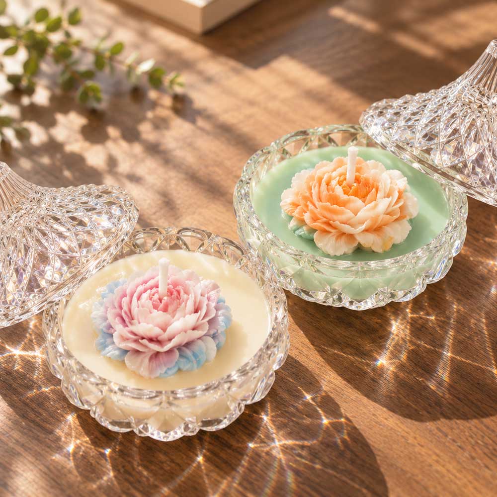 Petite Crystal Bloom Candle