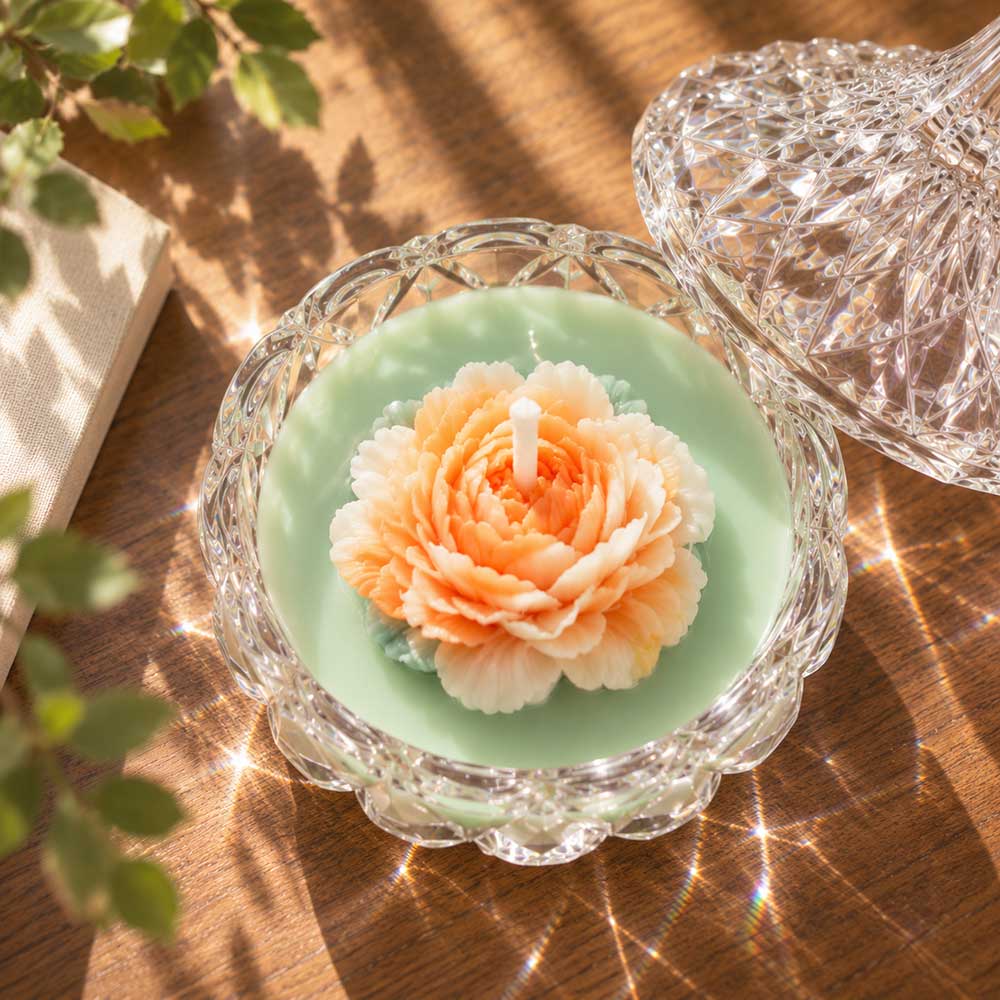 Petite Crystal Bloom Candle