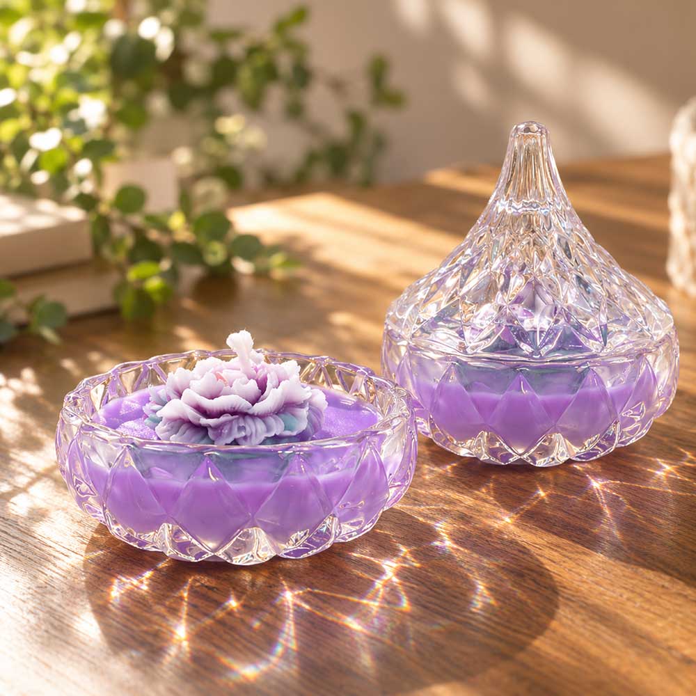 Petite Crystal Bloom Candle