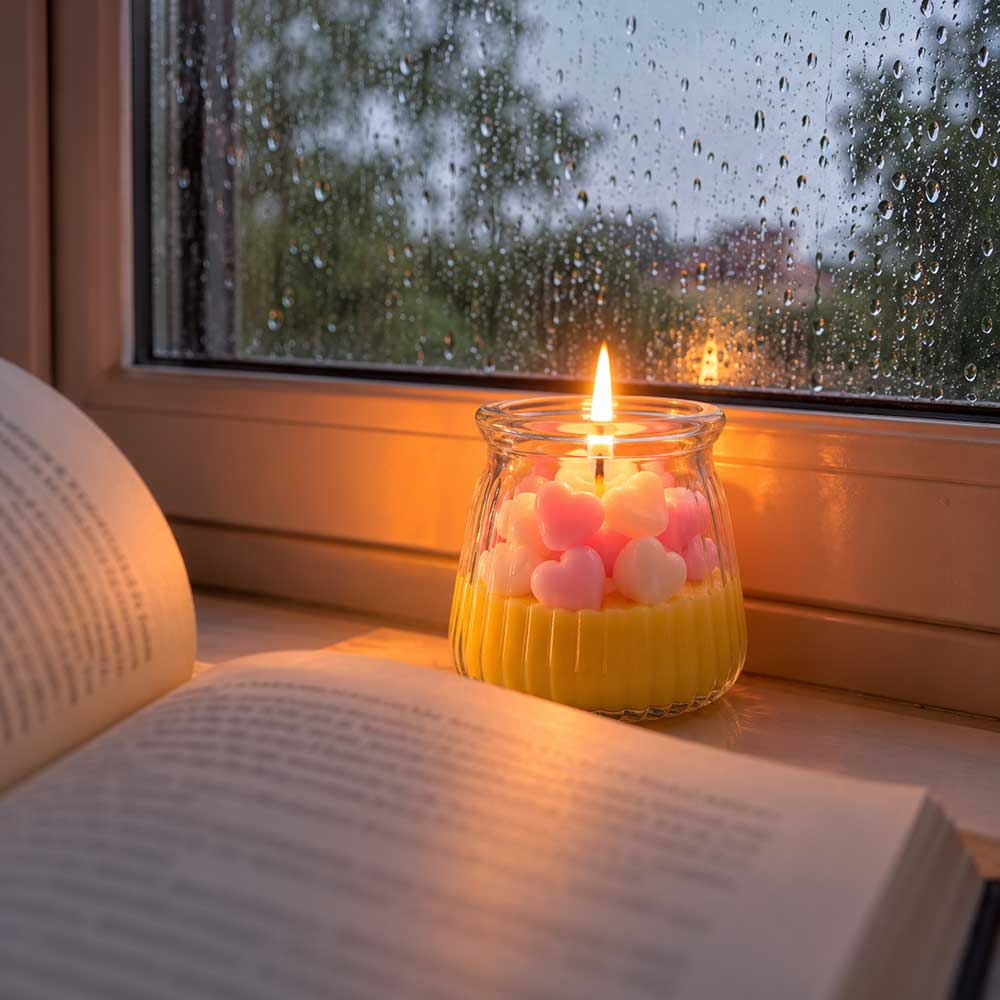 Sweetheart Pudding Candle